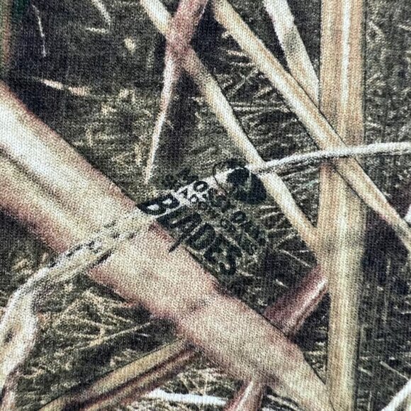 Mossy Oak Shadow Grass Blades LARGE Womens Green Hunting Tee Shirt T-Shirt - Picture 5 of 6